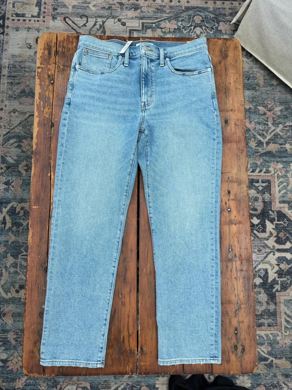 Madewell Road-tripper Slim Boy Jeans in Light Blue - Size 29